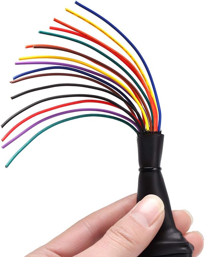 OBD2 16 Pin Splitter Extension Cable Adapter 1FT 10 Pack F54526