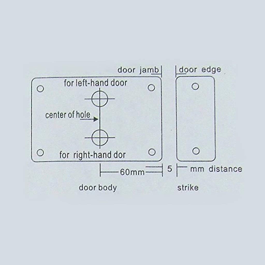 Stainless Steel Electronic Door Lock with 6 Computerized Keys Q959046