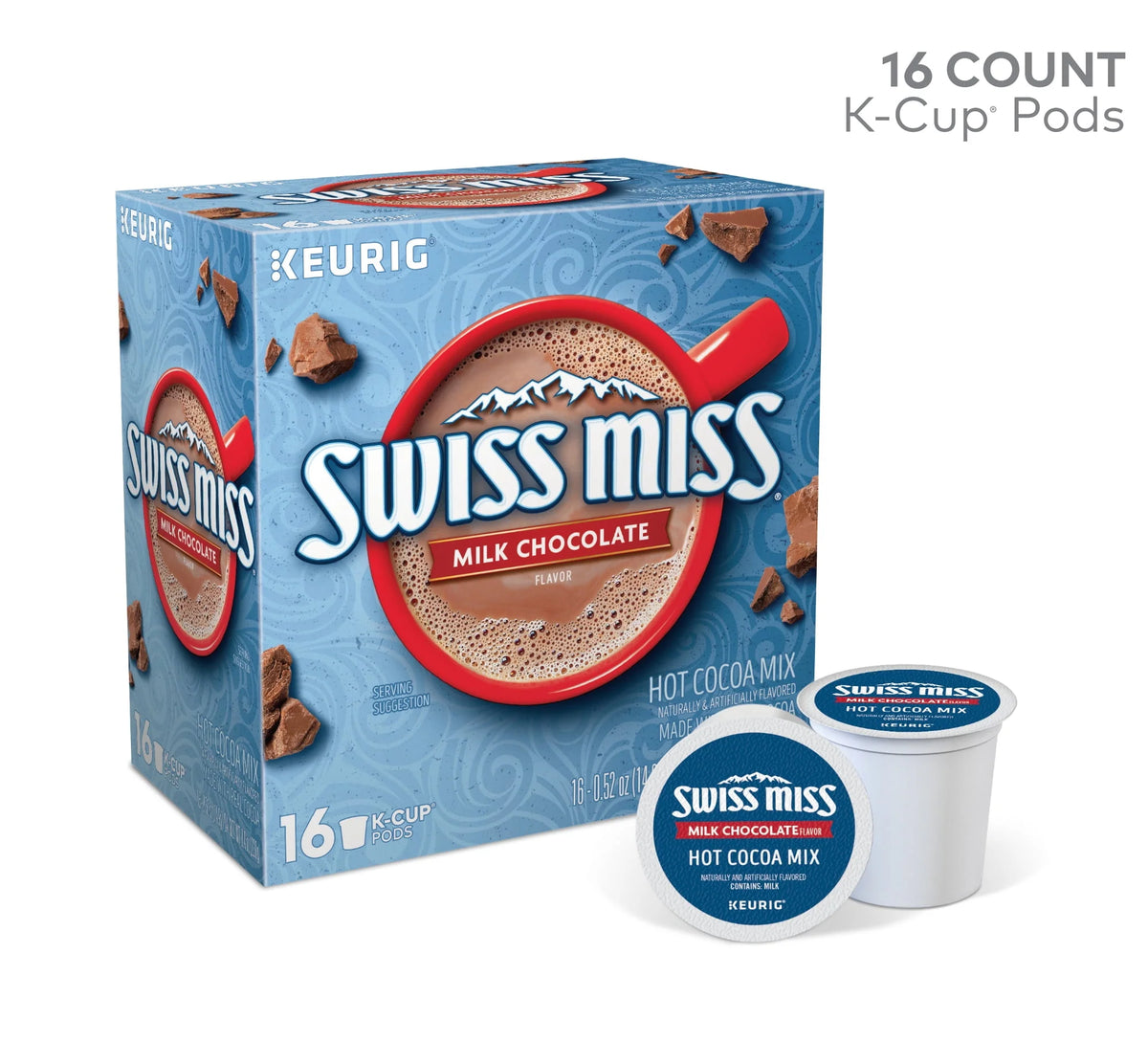 Milk Chocolate Hot Cocoa K-Cup Pod 16 Count K383034