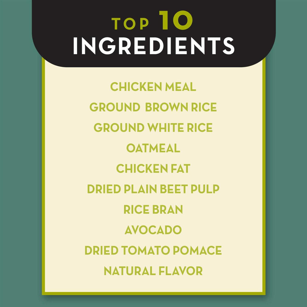 Natural Chicken Meal & Brown Rice Small Breed Adult Dog Food L60087