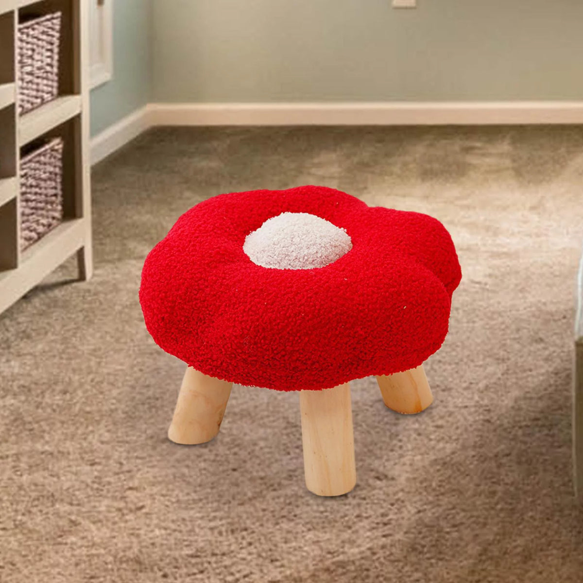 Flower Shape Sofa Footstool J499882