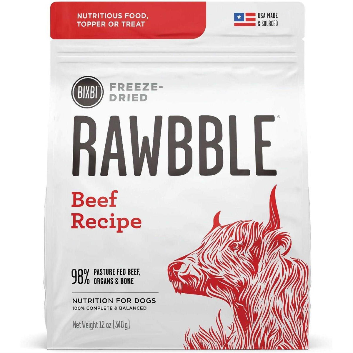 Freeze Dried Beef Dog Food B2059