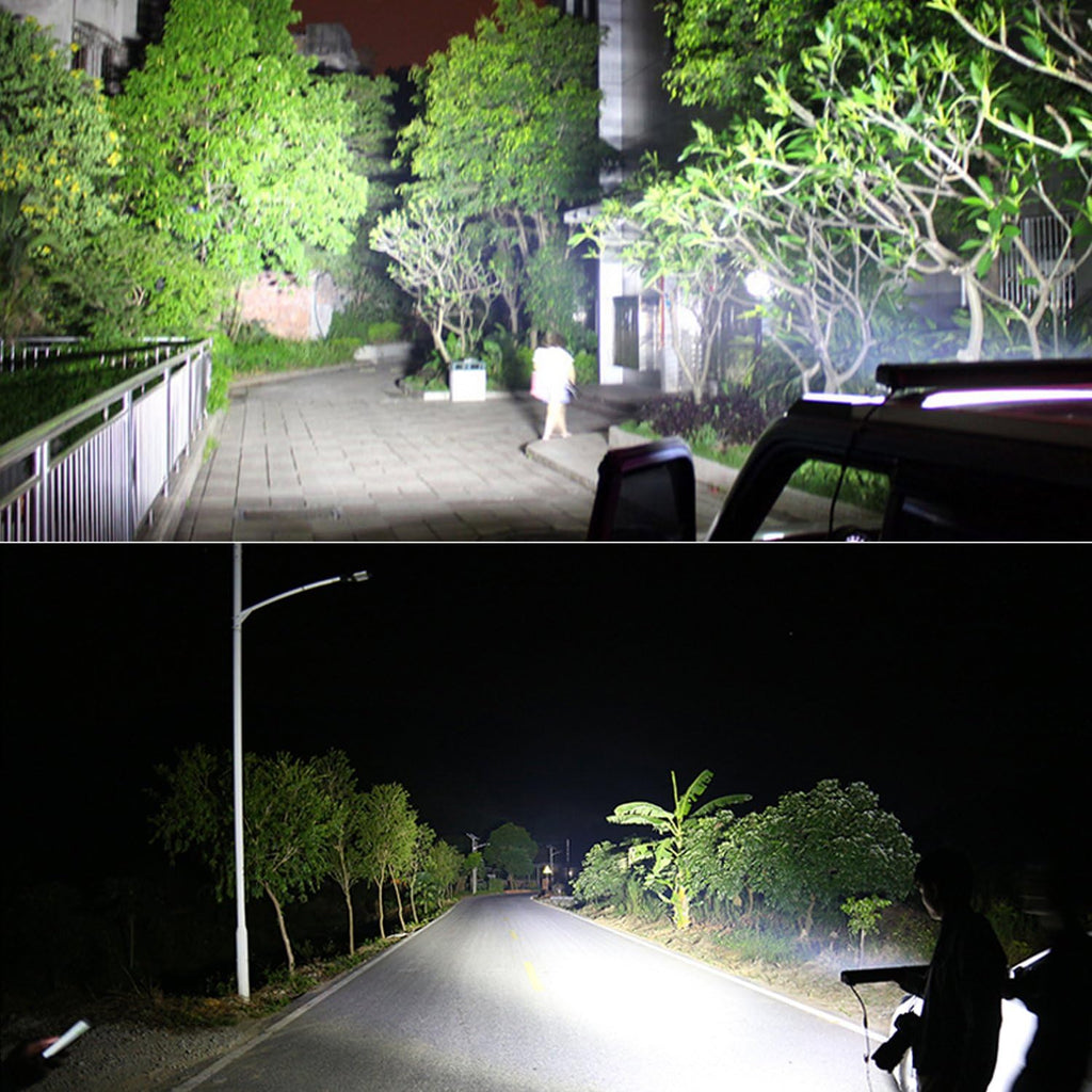 22 inch 7D 324W Triple Row LED Light Bar Spot Flood Combo Beam Waterproof 20000LM Pack of 2 B3557