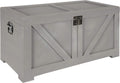 Small Wooden Storage Chest Trunk Q40593