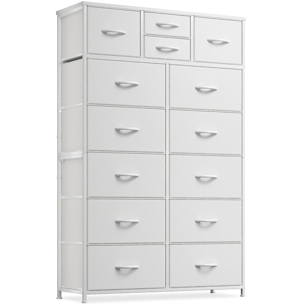 Charcoal Black 14 Drawer Tall Dresser M66992