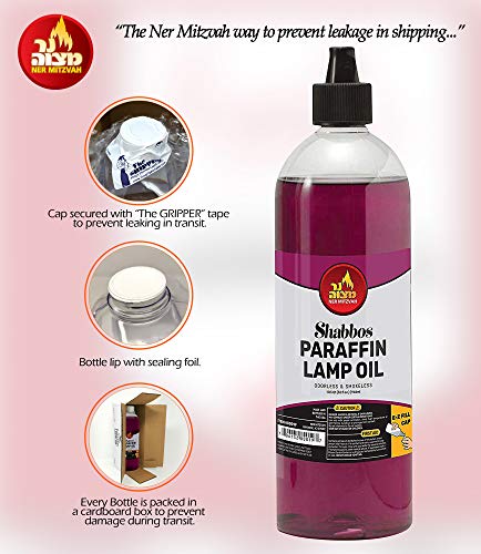 Red Smokeless Odorless Clean Burning Paraffin Lamp Oil 32oz F23390