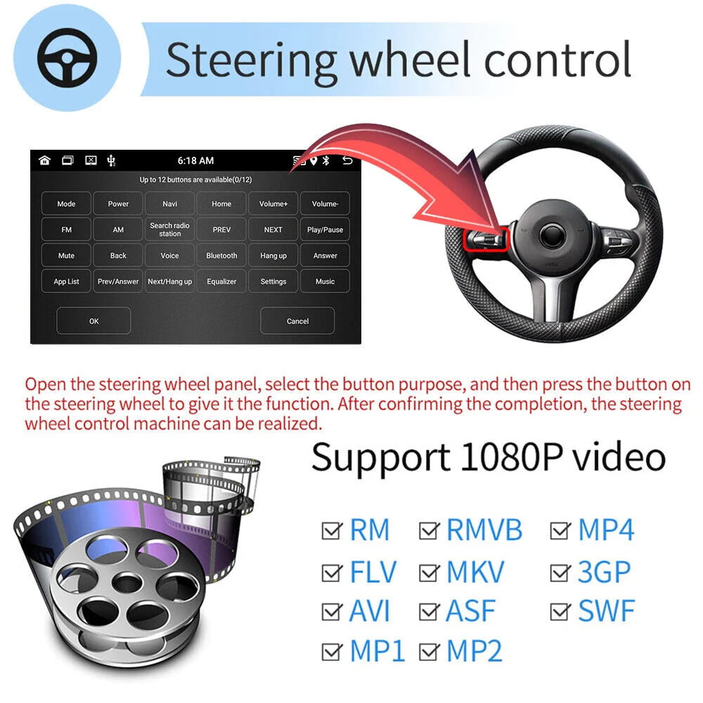 9 Inch Android Car Stereo Radio GPS Navigation 2+32GB M73452