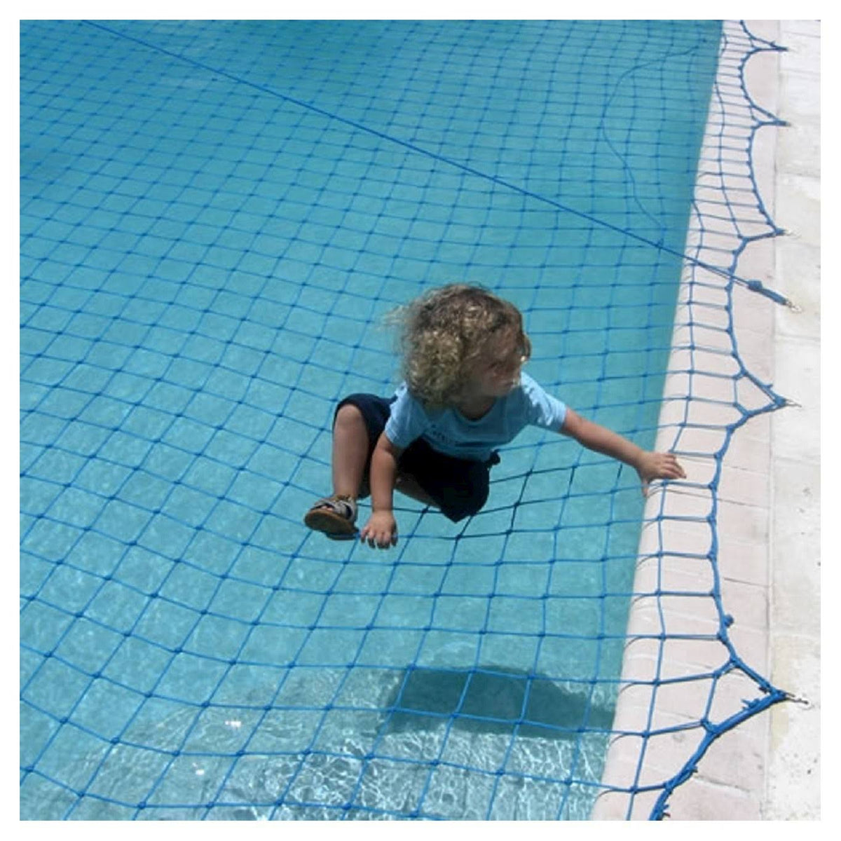 Pool Safety Net, 26 x 40 ft., Blue M2933