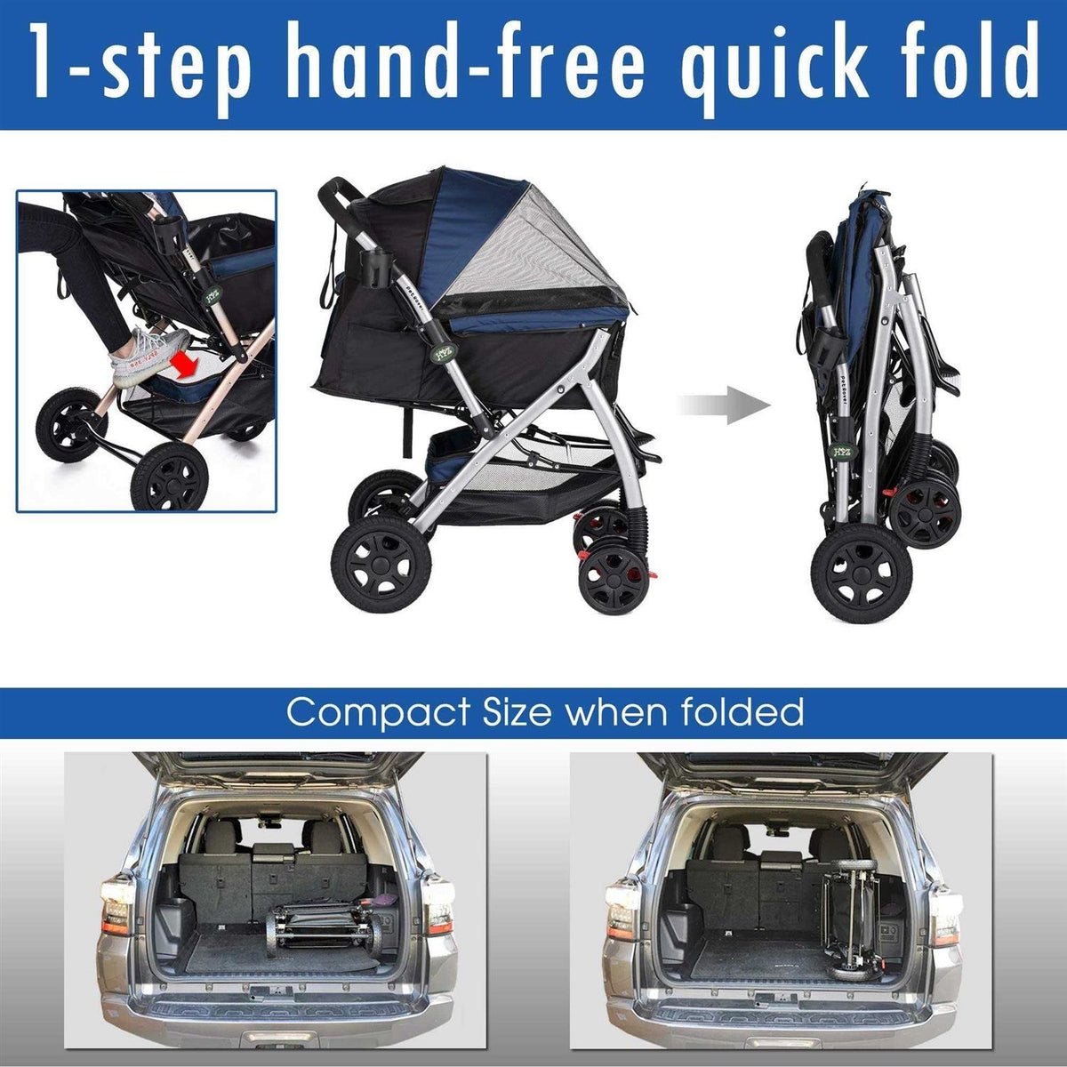 Heavy Duty Pet Stroller J22120