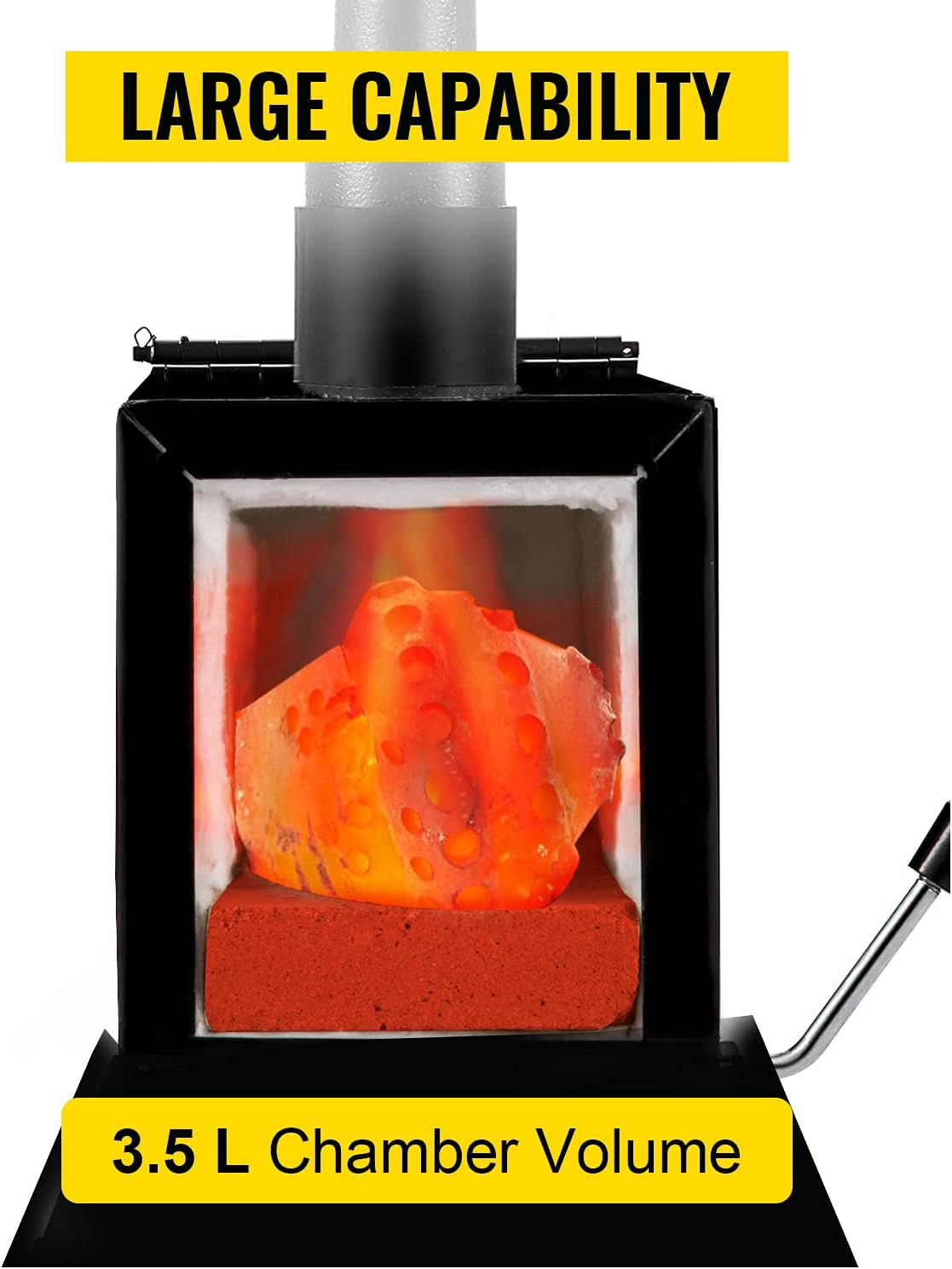 Square Propane Gas Forge with Single Durable Door W321