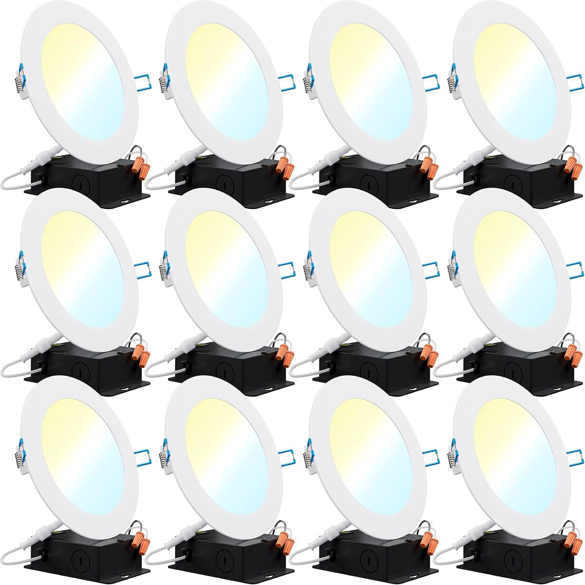 12 Pack 4 Inch Ultra Thin LED Recessed Ceiling Lights M9469
