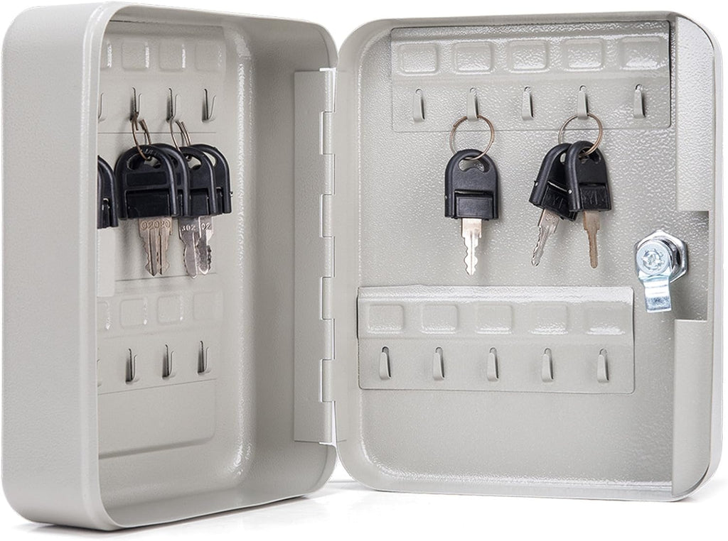Carbon Steel Key Cabinet Storage Box with Mechanical Lock (20 Keys) A86212