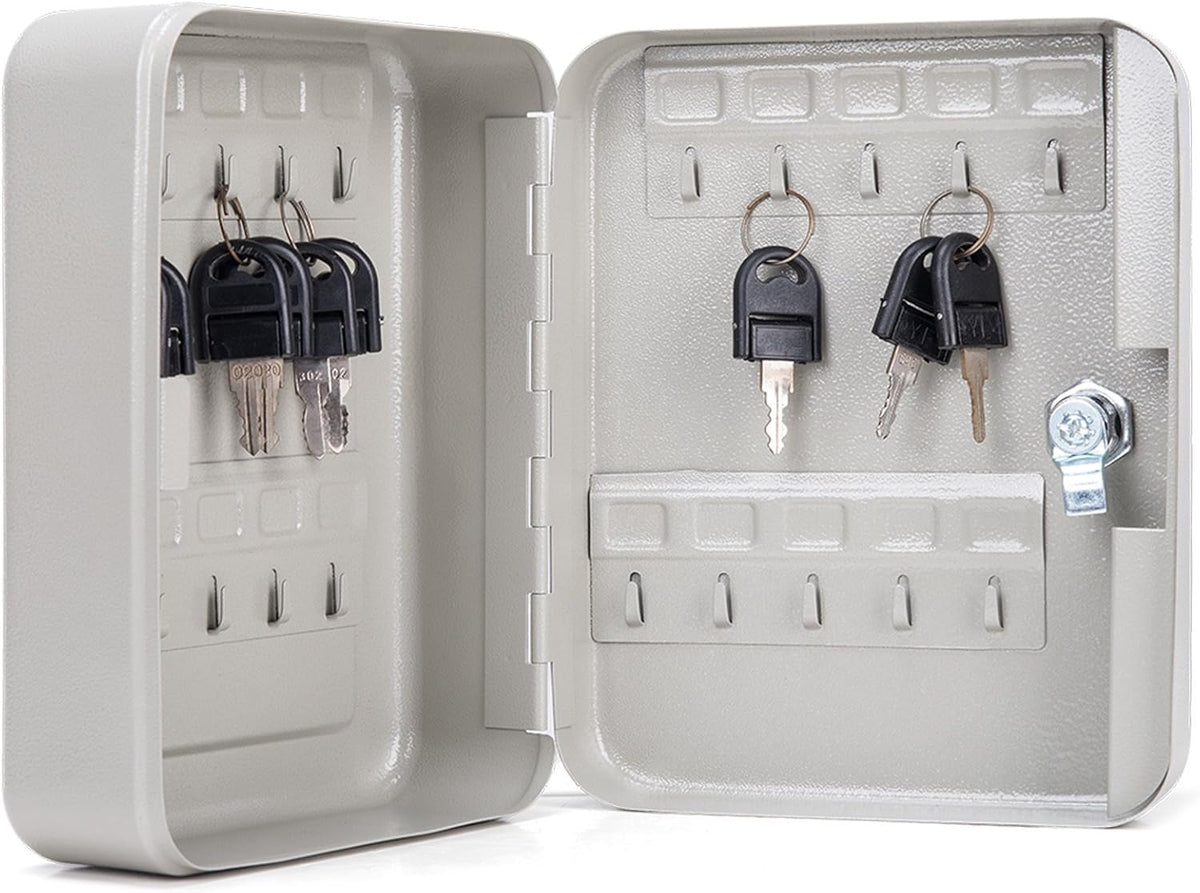 Carbon Steel Key Cabinet Storage Box with Mechanical Lock (20 Keys) A86212