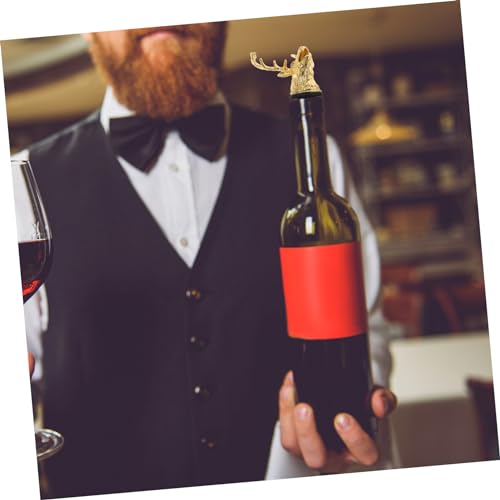 Deer Head Shape Wine Spout Pourer Bottle Stopper R4845