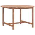Teak Wood Patio Table with Umbrella Hole O609397