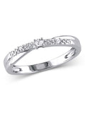 Diamond-Accent 10kt White Gold Promise Ring M7585