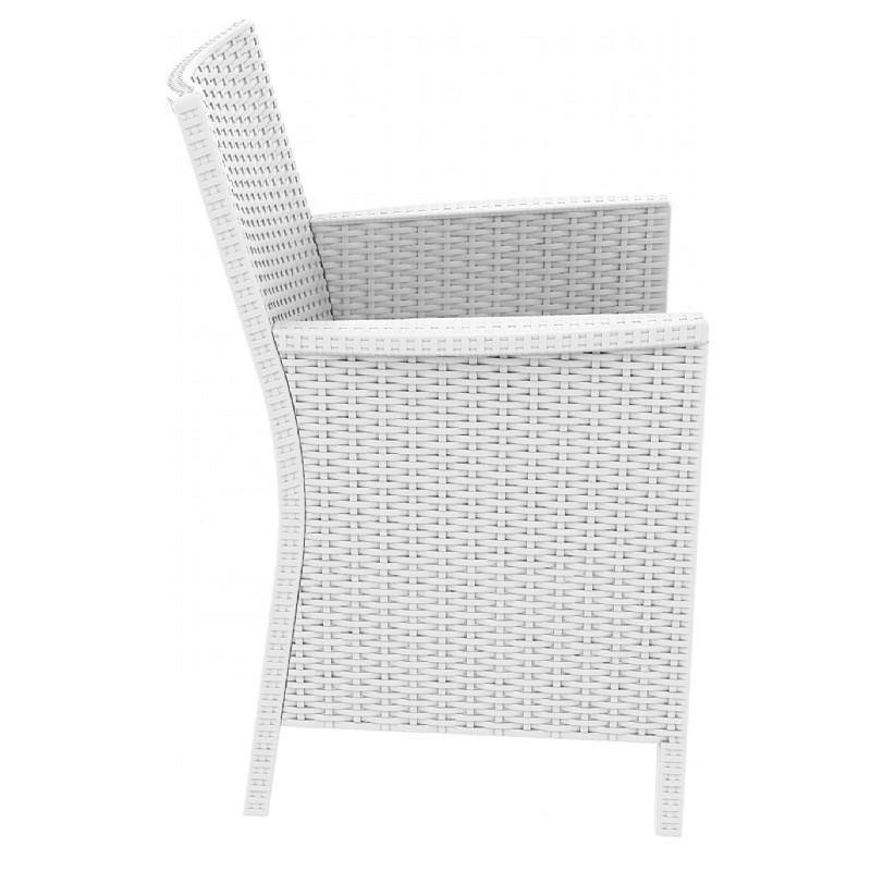 Beige Resin Wicker Chair Set of 2 W905771