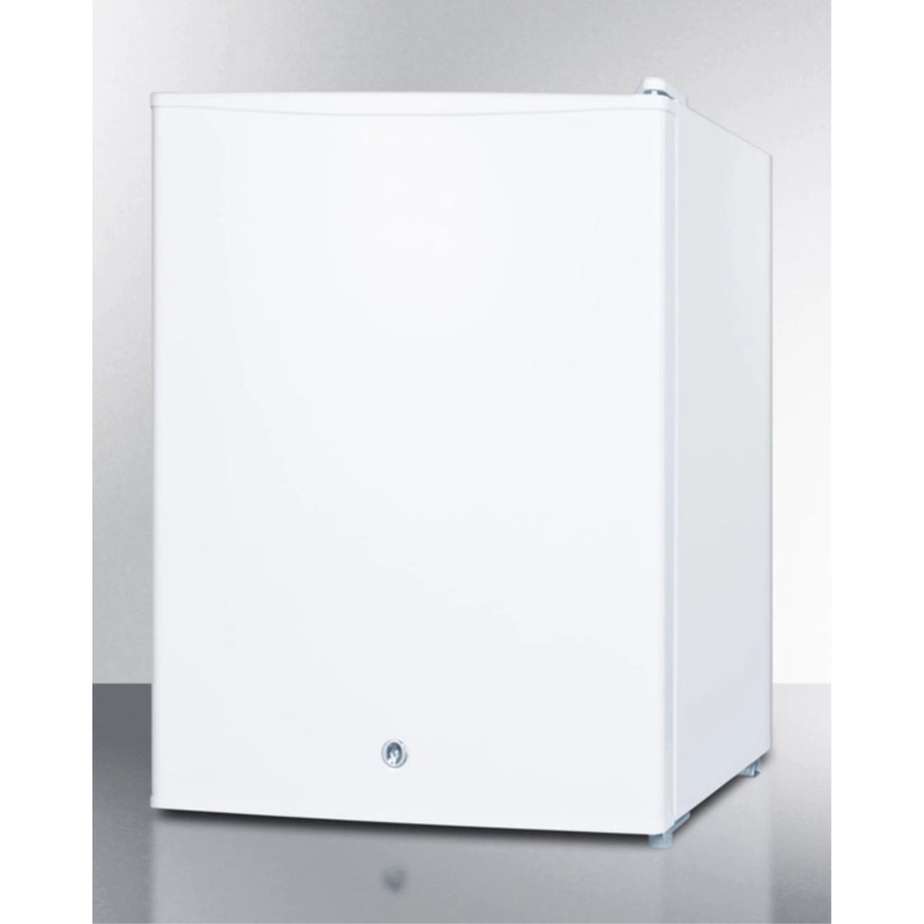 Compact White All-Refrigerator with Automatic Defrost and Lock R553440