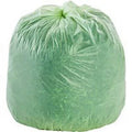 48 gal Green Plastic Trash Bags I4895