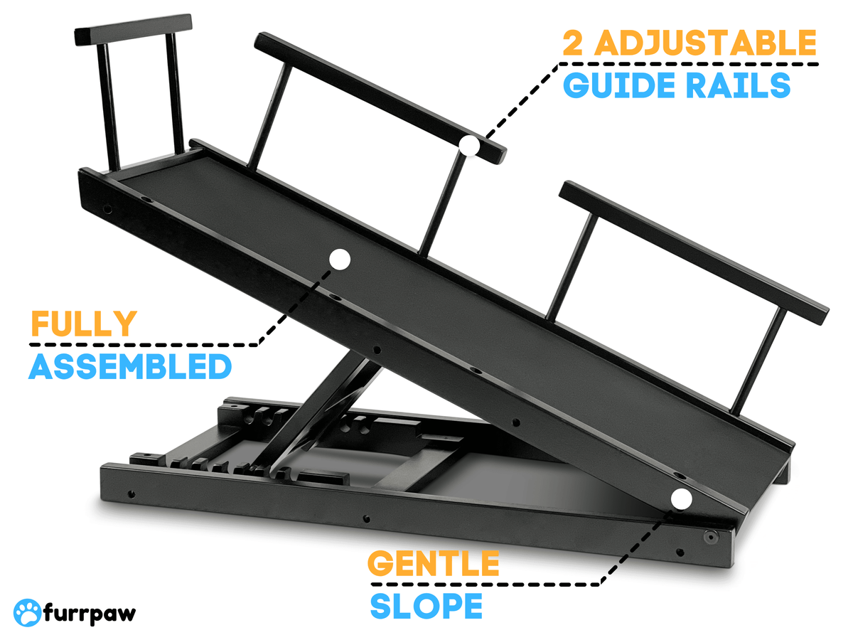 Adjustable 10" to 20" Anti Slip Pet Ramp for Couch S703