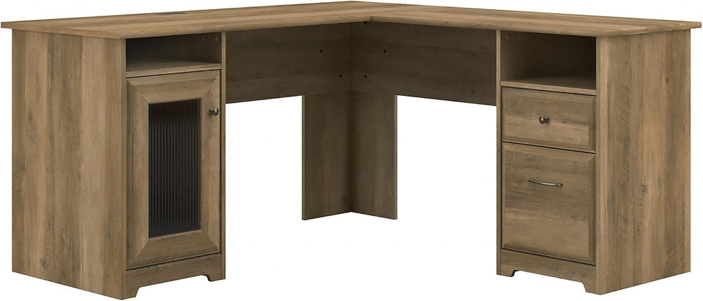 Modern Walnut L Shape Desk B464