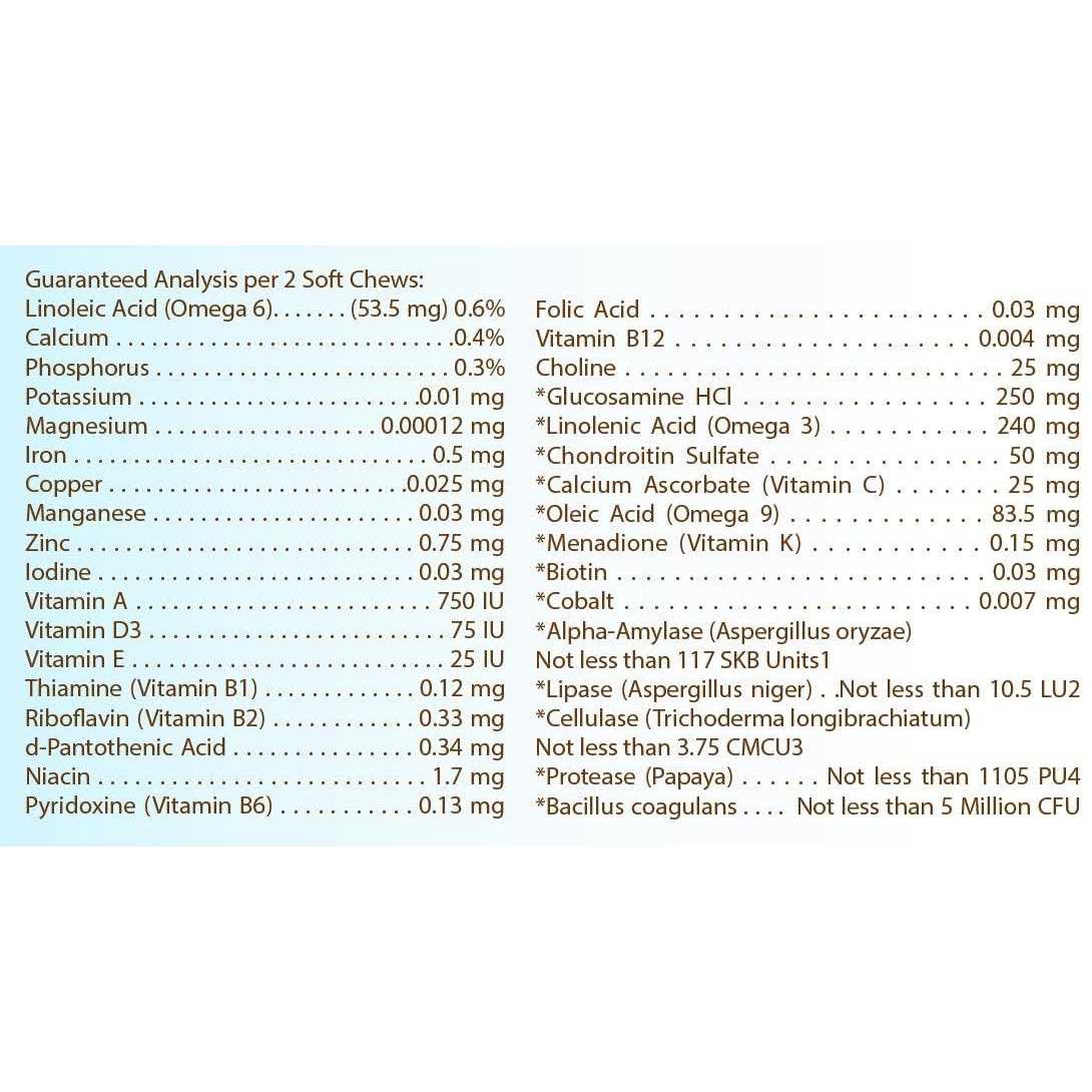 Multivitamin Soft Chew Pet Supplies B5242