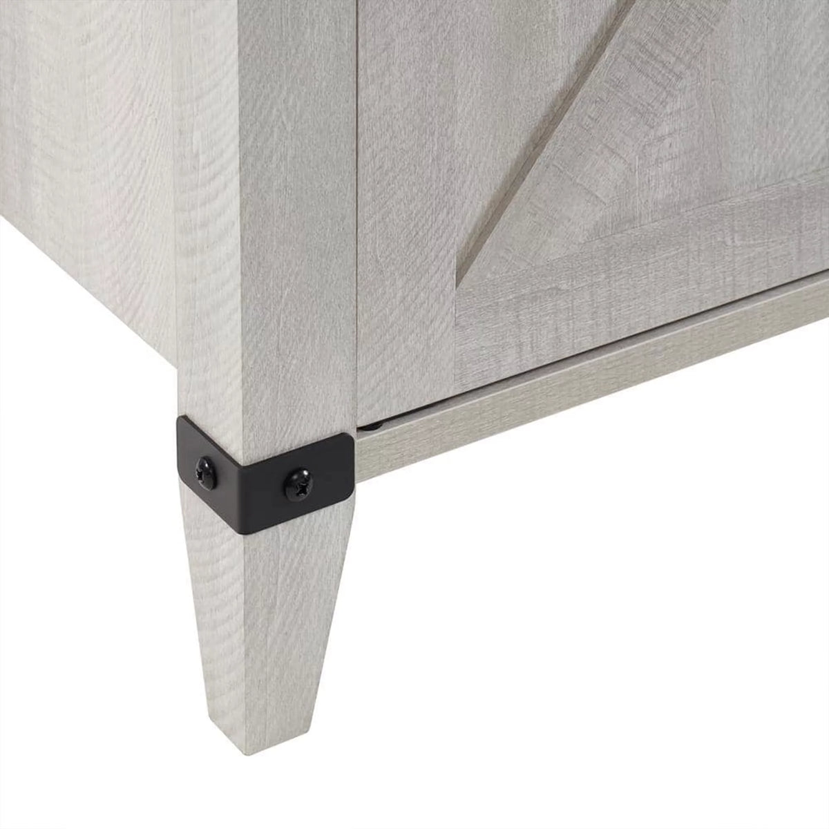 Grey Freestanding Wooden Electric Fireplace TV Stand Console K77350