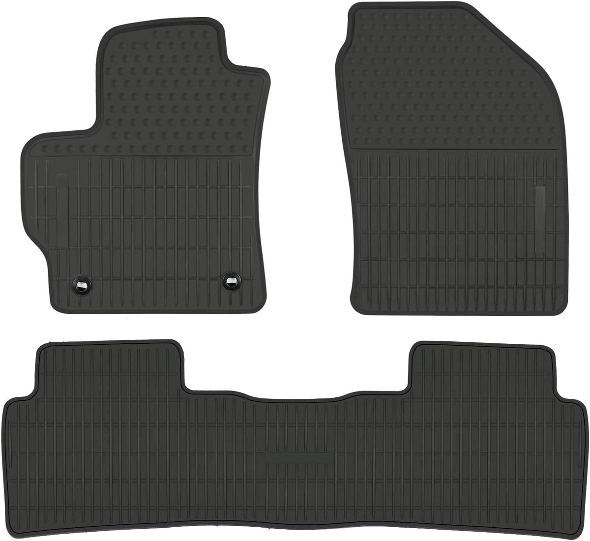Car Rubber Floor Mat Custom Fit Toyota Corolla Sedan 2014-2019 Black Red M739