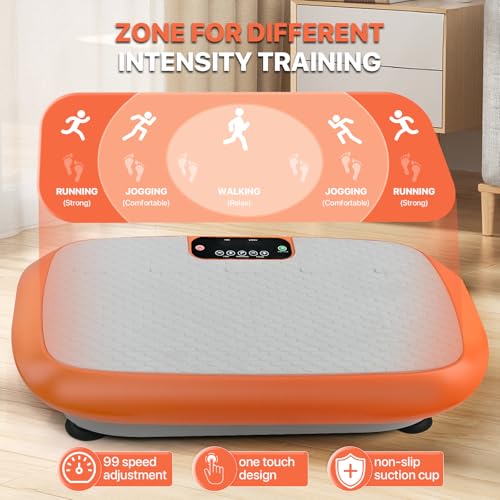 Vibration Plate Exercise Machine with 99 Adjustable Speeds T166