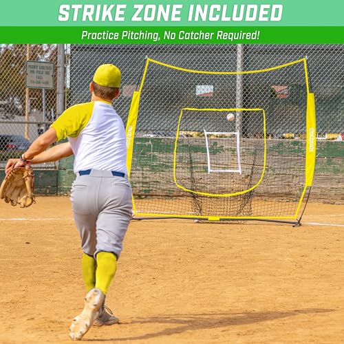 7x7 ft Baseball & Softball Net with Strike Zone F44641