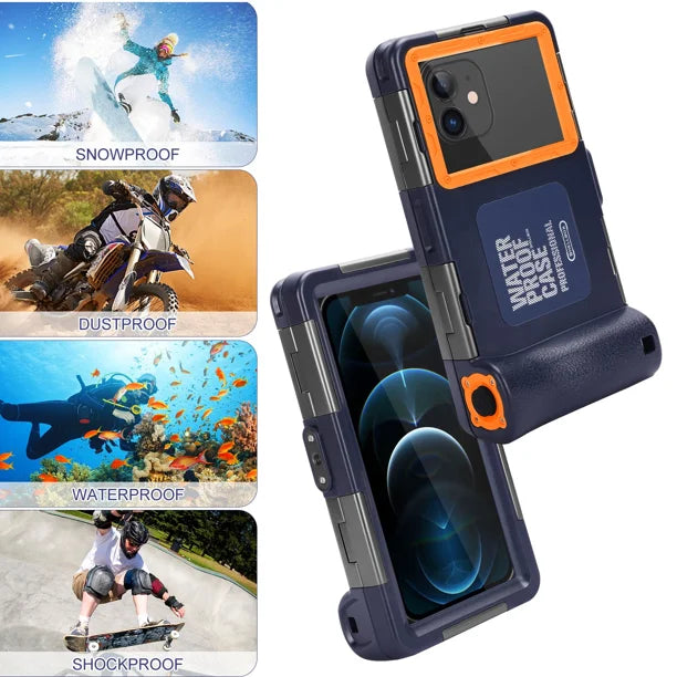 Waterproof Protective Case for Phones Up to 6.9 Inch J824