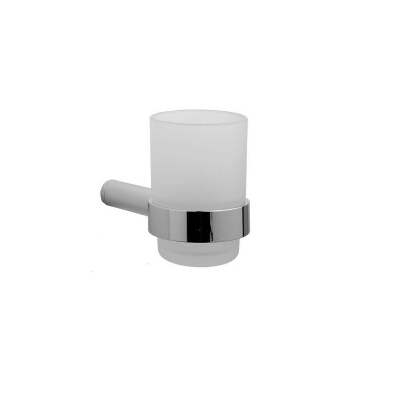 Tumbler and Holder - Satin Chrome C5041