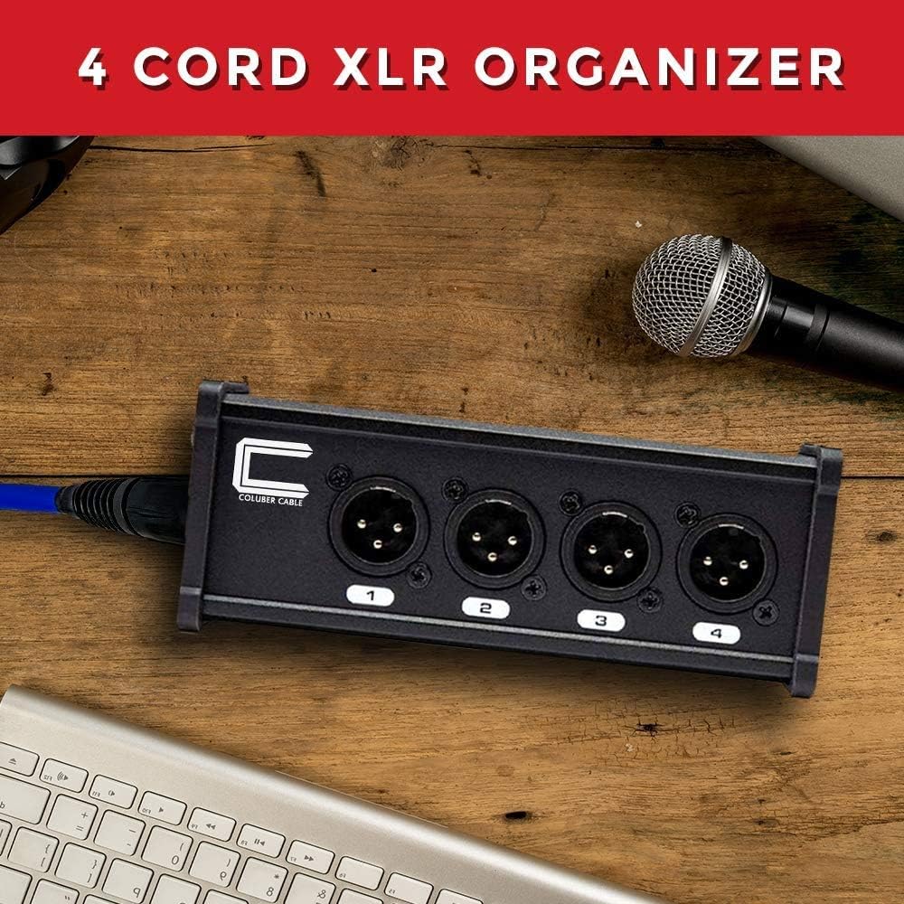 4 Channel XLR to Ethernet Audio Snake Receiver V11319