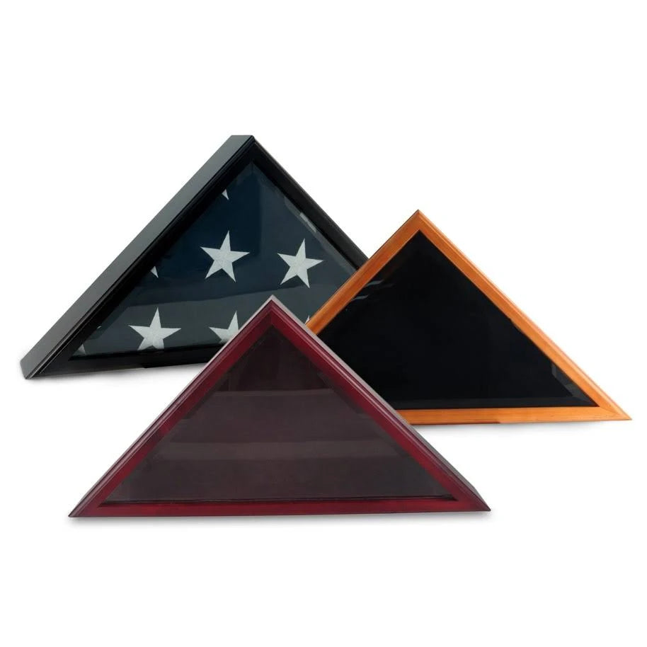 Oak Flag Display Case Y912