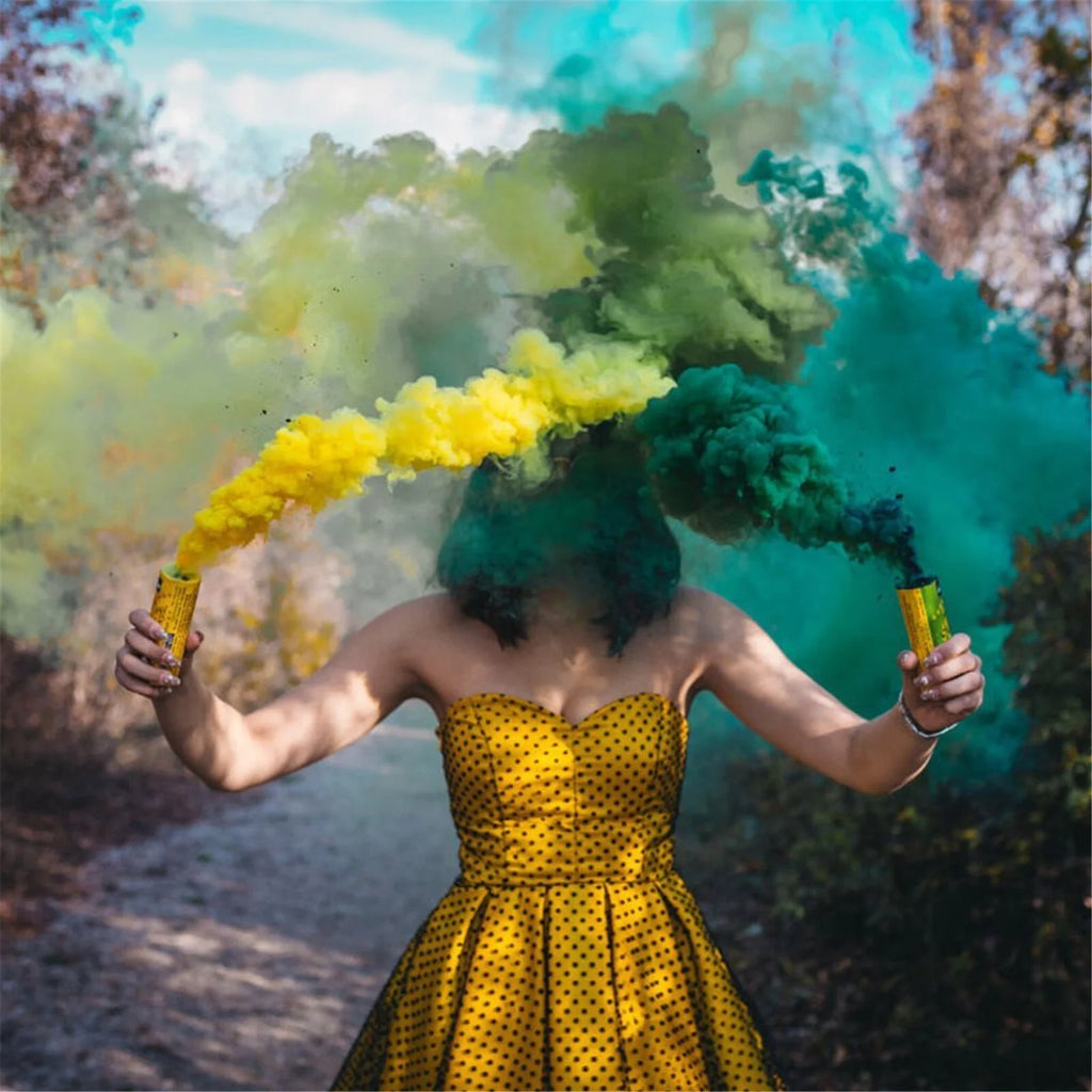 8PC Handheld Colorful Disposable Smoke Machine A66515