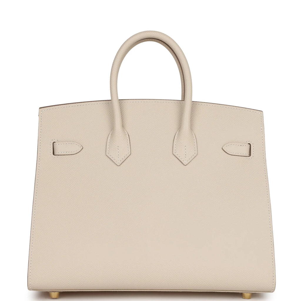 Birkin 25 Craie Epsom Gold Hardware Z580