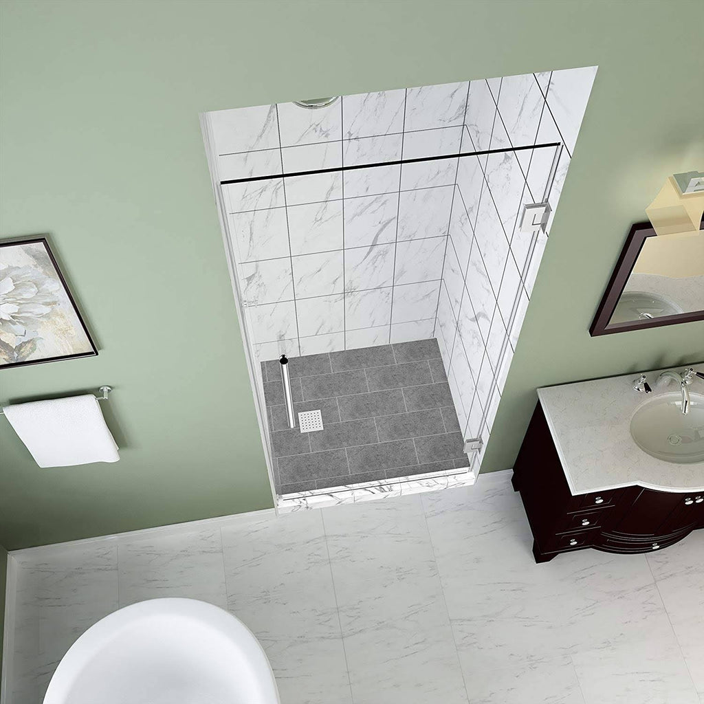 72x22 High x 36x22 Wide Frameless Shower Door Chrome C3477