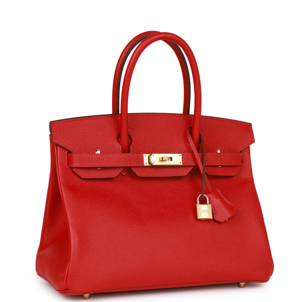 Birkin 30 Rouge Casaque Epsom Gold Hardware G43469