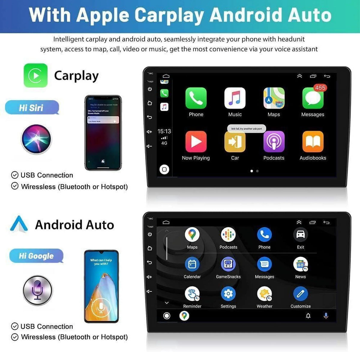 9 Inch Android Car Stereo Radio GPS Navigation 2+32GB M73452