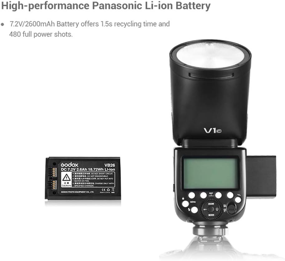 Camera Flash Speedlite with Wireless Flash Trigger A95289