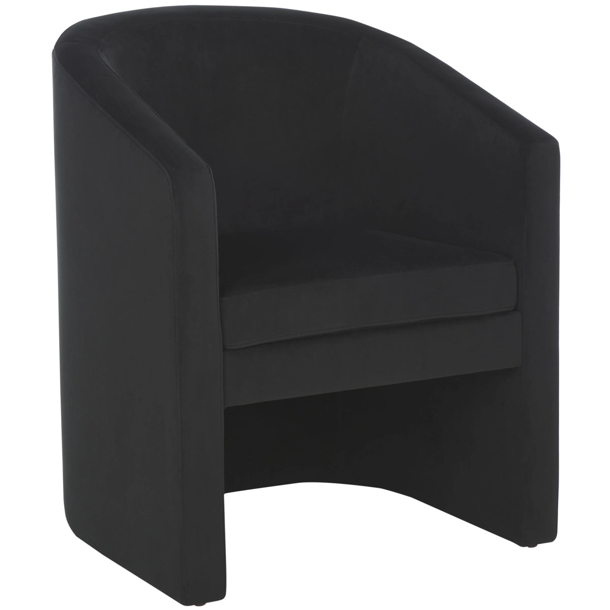 Black Velvet Accent Chairs K64458