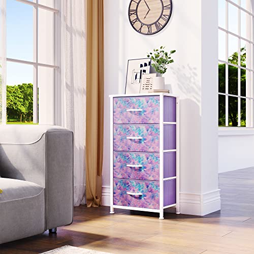 Fabric Dresser with 4 Drawers G84034