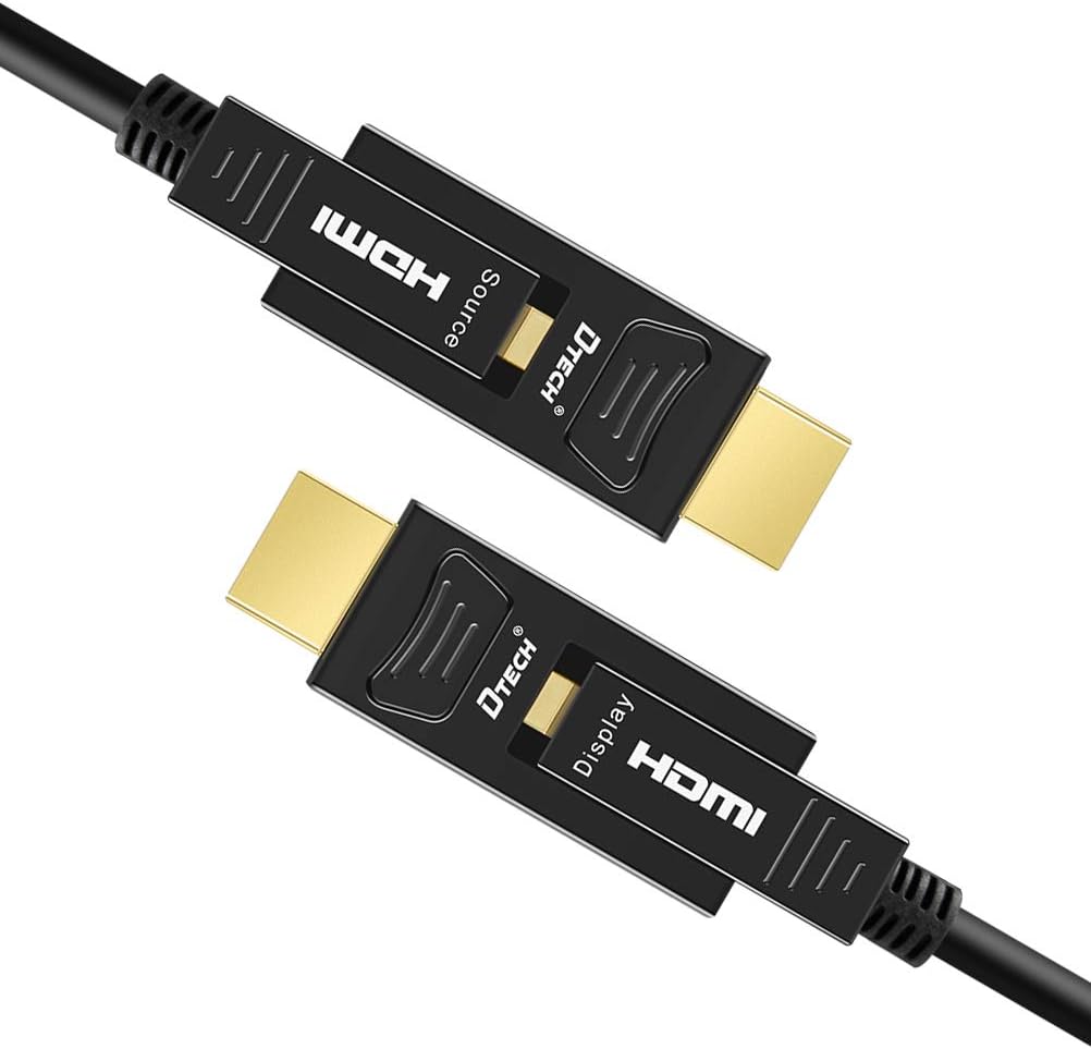 32 Feet Fiber Optic HDMI Cable 4K 60Hz 18Gbps Black 10 Meters G692710