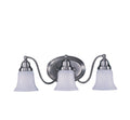 3-Light Polished Nickel Sconce P368280