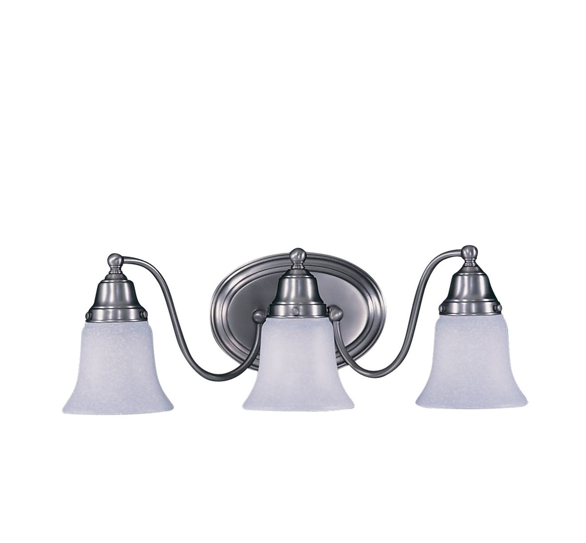 3-Light Polished Nickel Sconce P368280