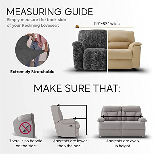 Blue Polyester Recliner Sofa Cover O5100