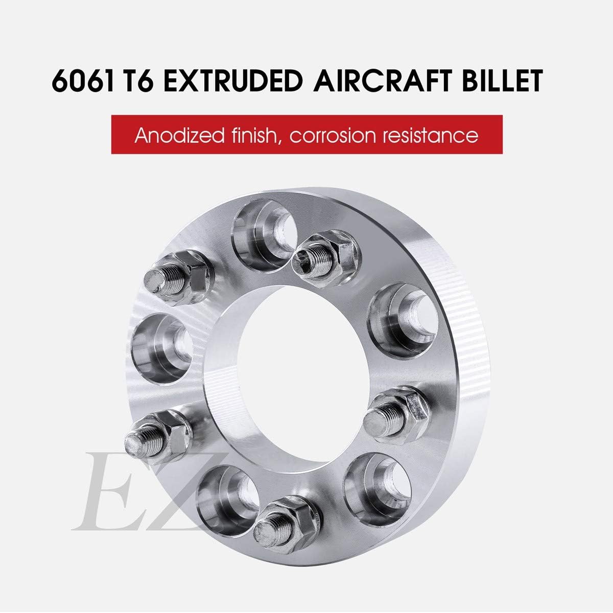 4 Wheel Adapters 5 Lug 4.5 Inch to 5 Lug 4.5 Inch 2 Inch Thick N592301
