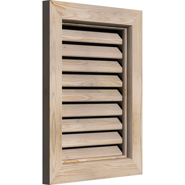 18-in x 18-in Unfinished Smooth Pine Gable Vent O162