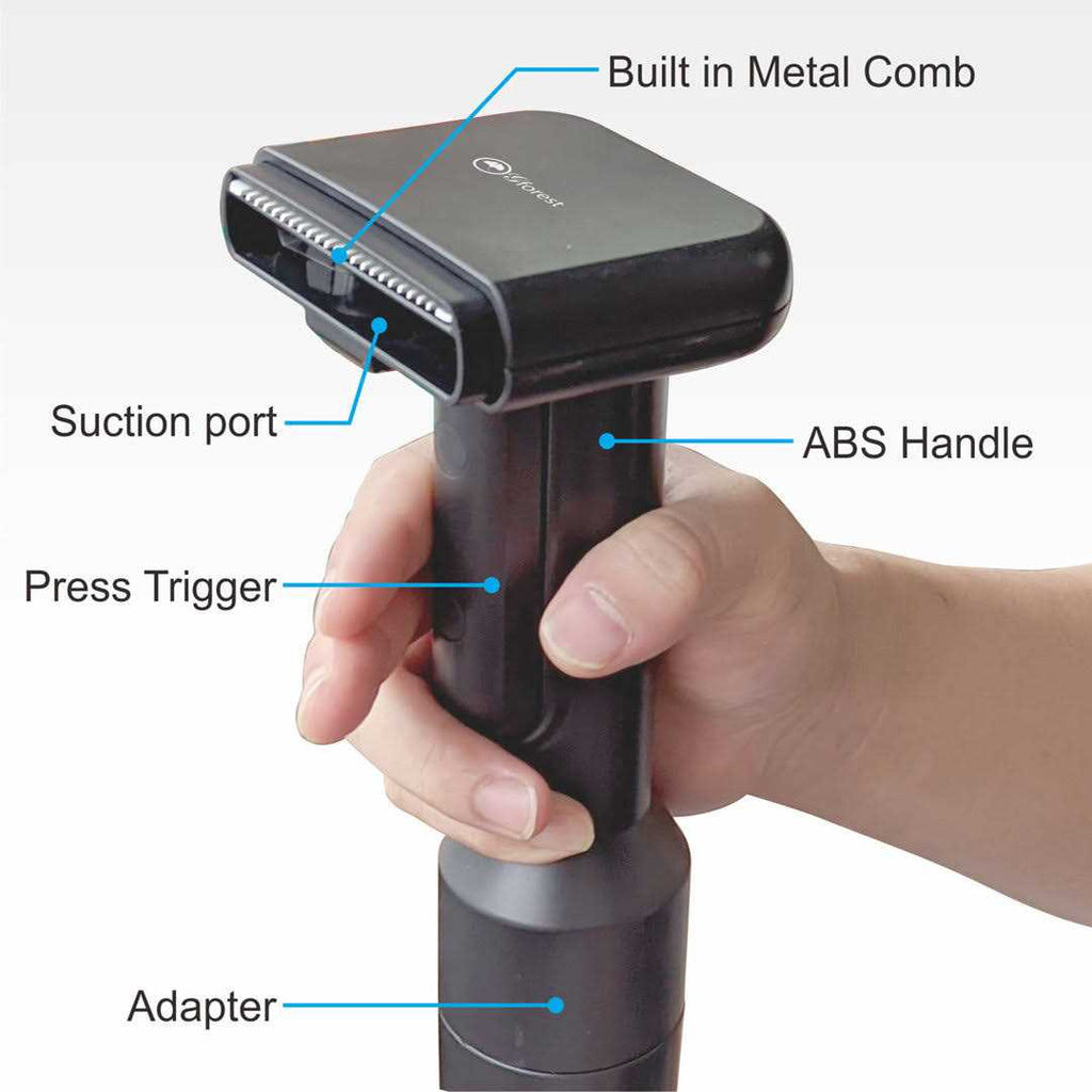 Pet Hair Grooming Brush Comb Shedding Vacuum Attachment Tool R536918