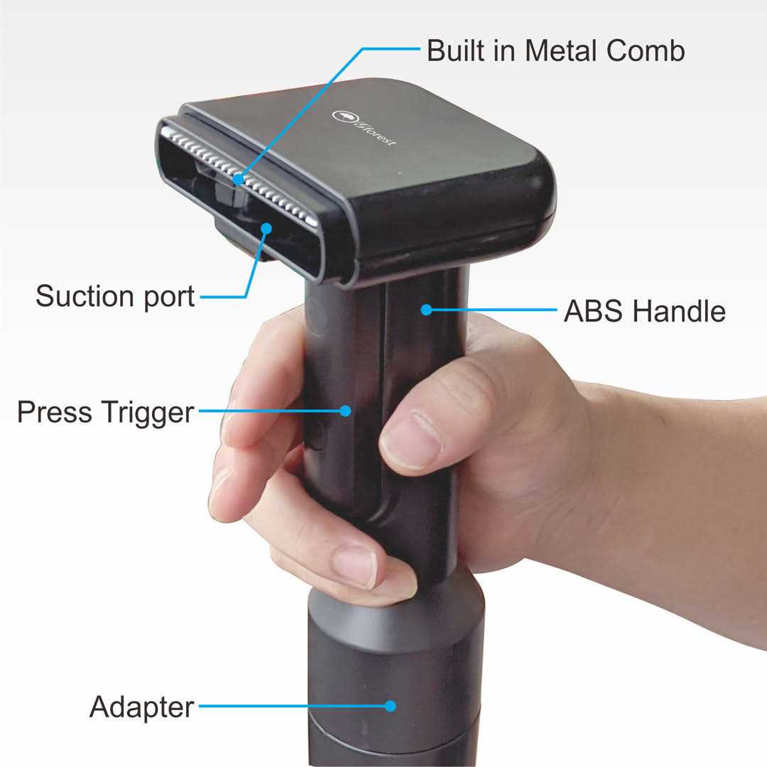 Pet Hair Grooming Brush Comb Shedding Vacuum Attachment Tool R536918